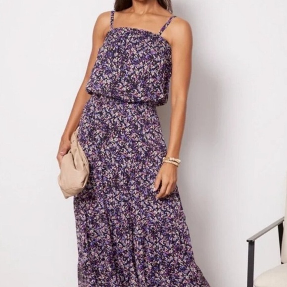 Evereve Dresses & Skirts - 💜EUC - EVEREVE MULTICOLOR FLORAL DRESS
